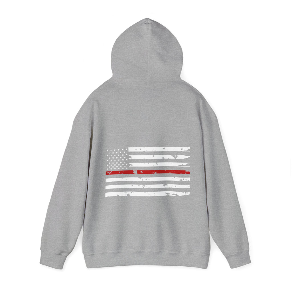 Red Line Flag Hooded Sweatshirt