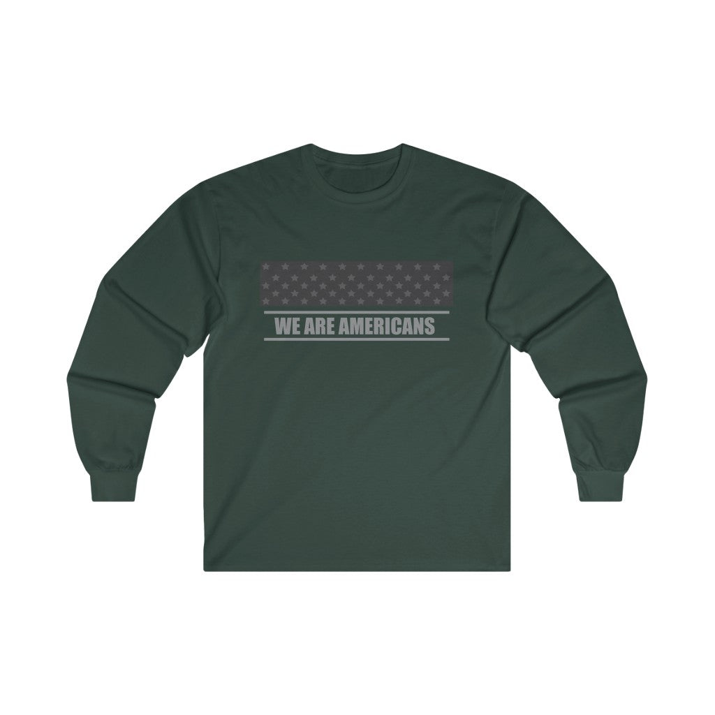 We Are Americans Logo Long Sleeve Shirt