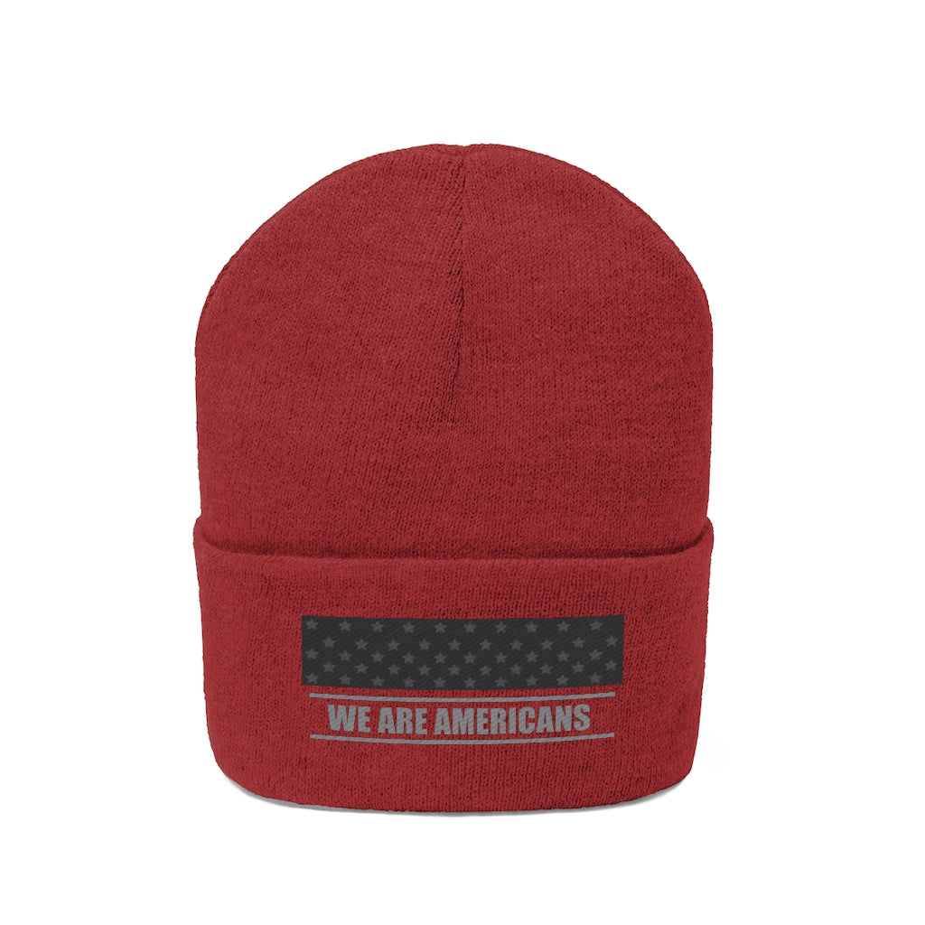 We Are Americans Knit Beanie