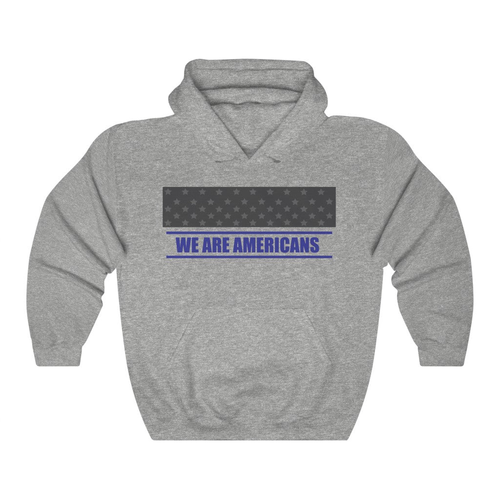 Back The Blue Hooded Sweatshirt