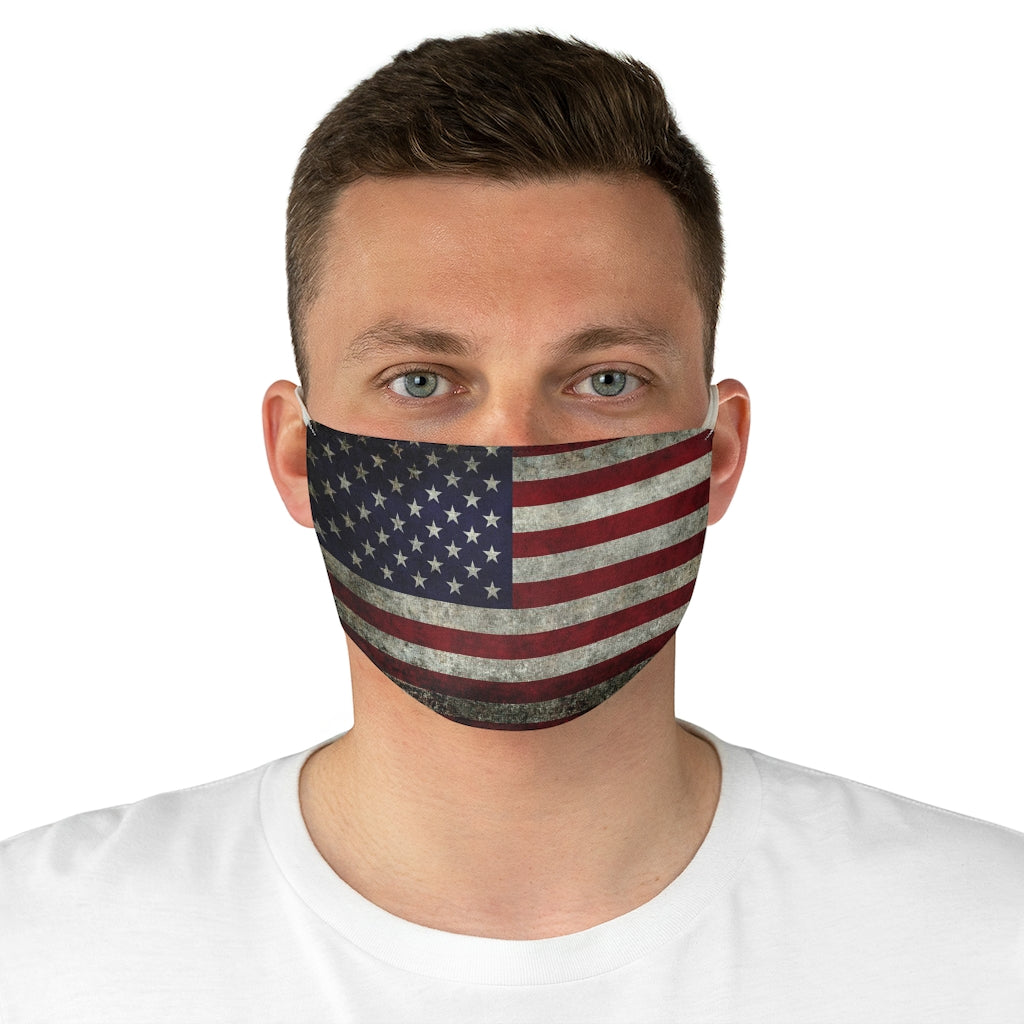 Weathered Flag Face Mask