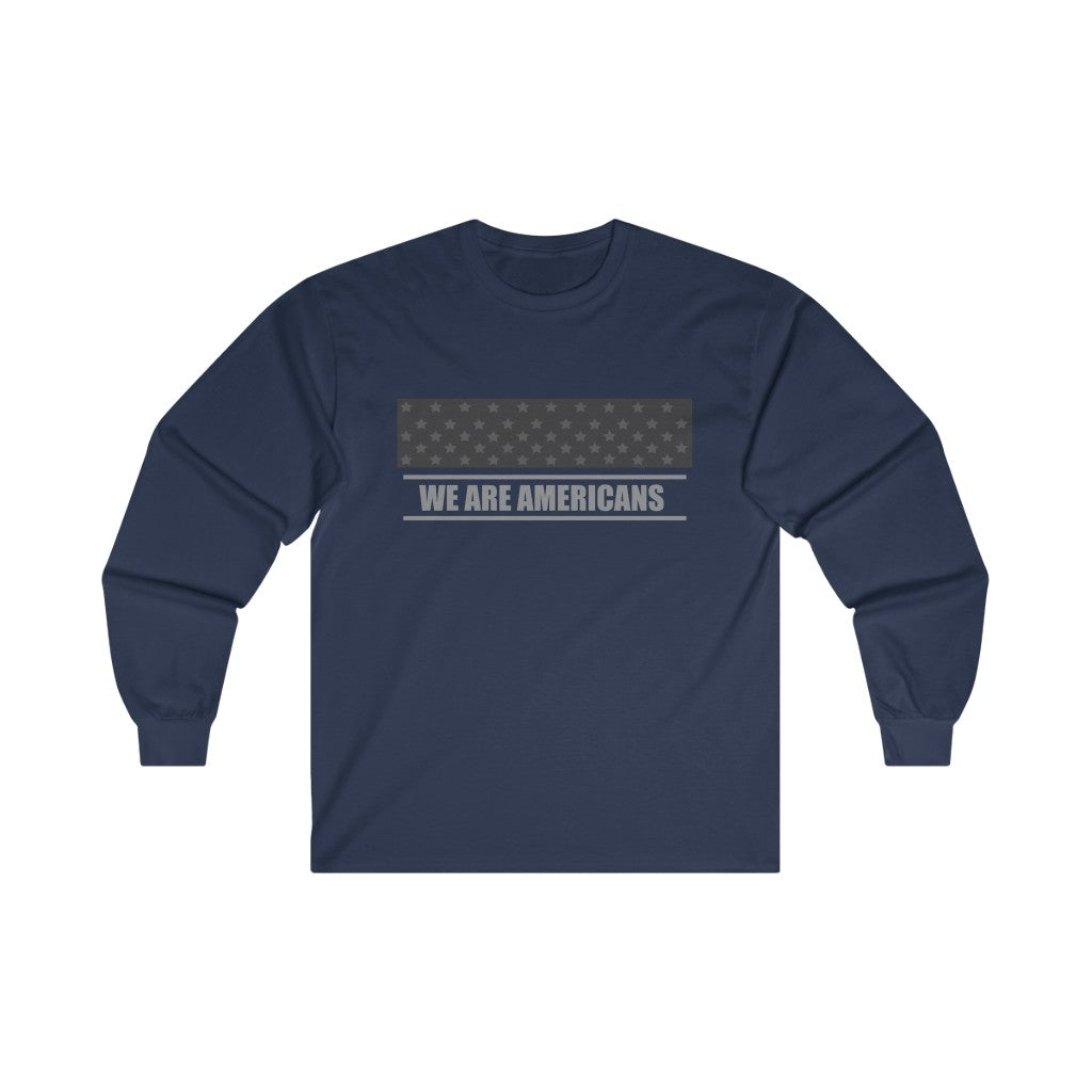 We Are Americans Logo Long Sleeve Shirt