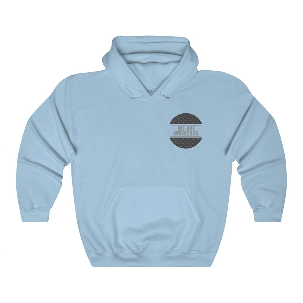 We Are Americans Basic Circle Hooded Sweatshirt