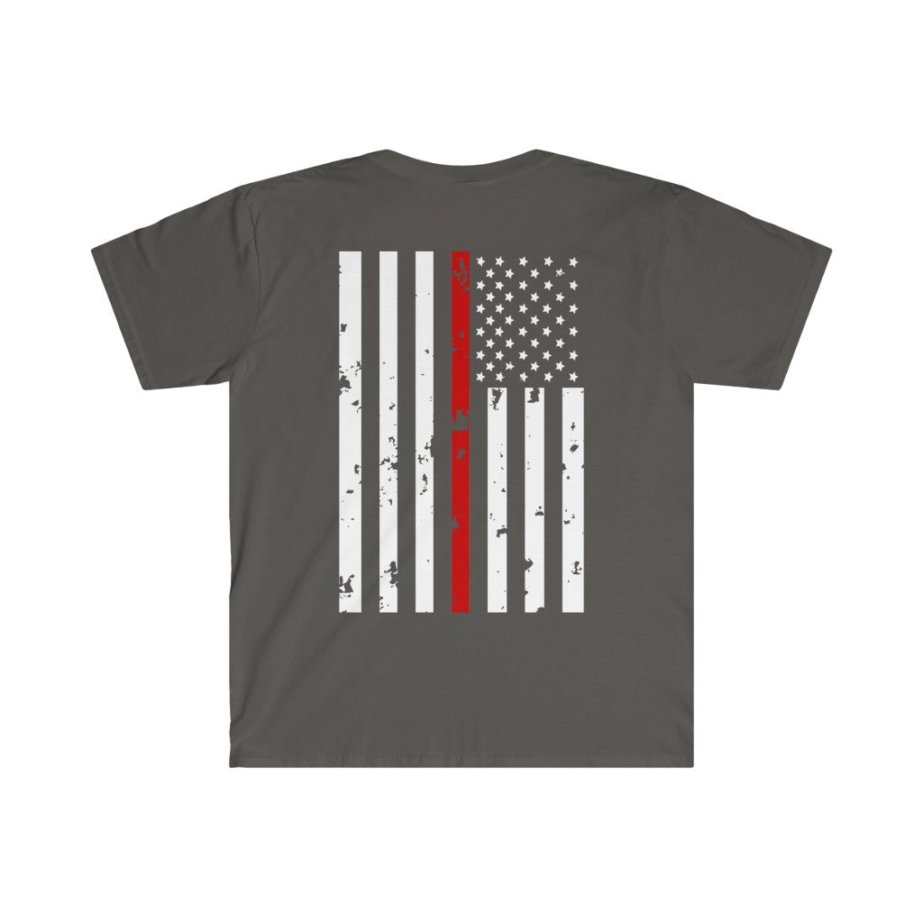 Red Line Flag T-Shirt