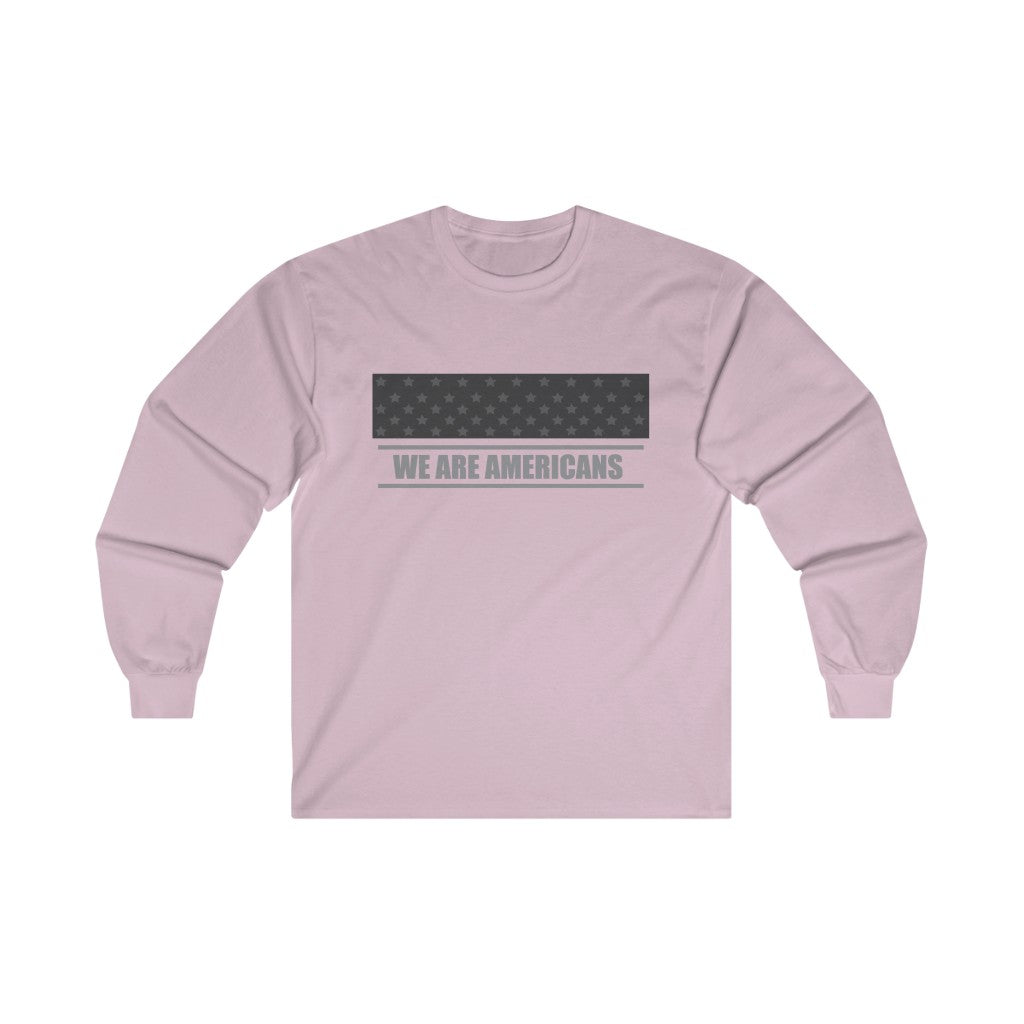 We Are Americans Logo Long Sleeve Shirt