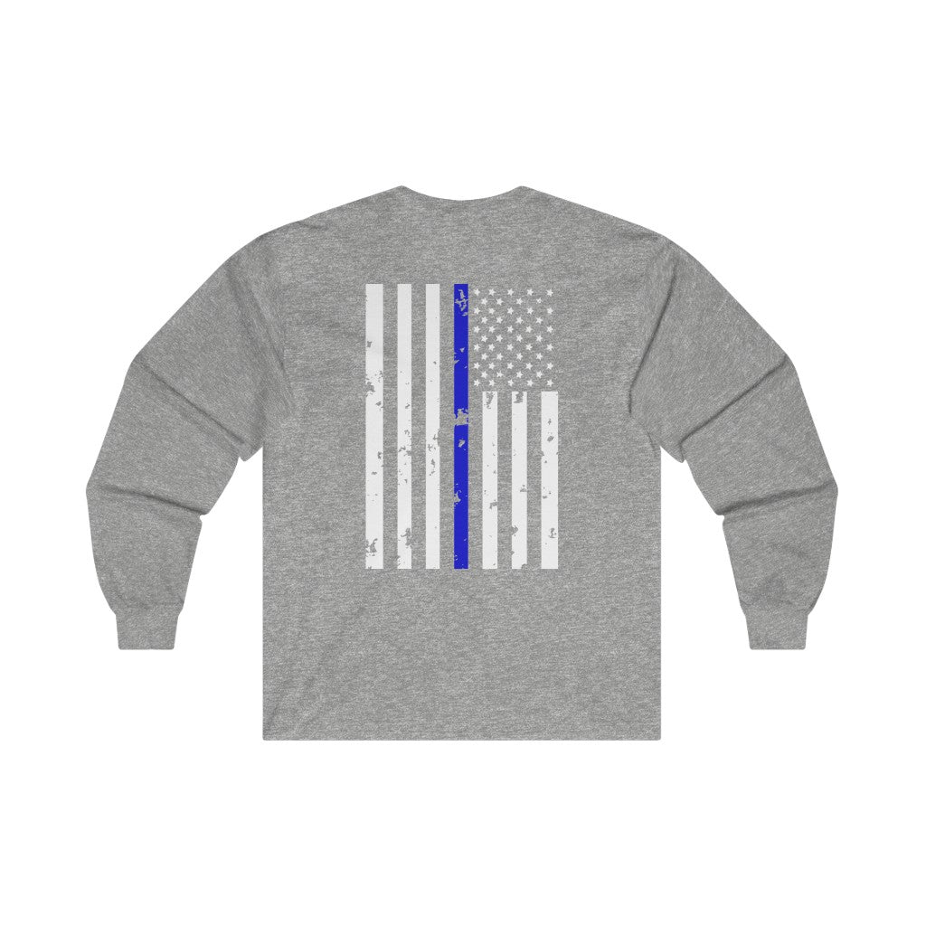 Blue Line Flag Long Sleeve Shirt