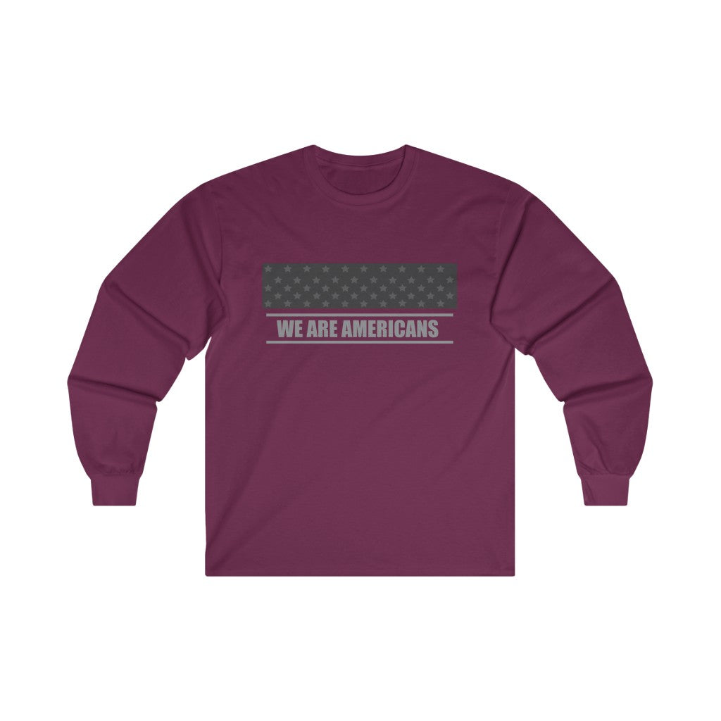 We Are Americans Logo Long Sleeve Shirt
