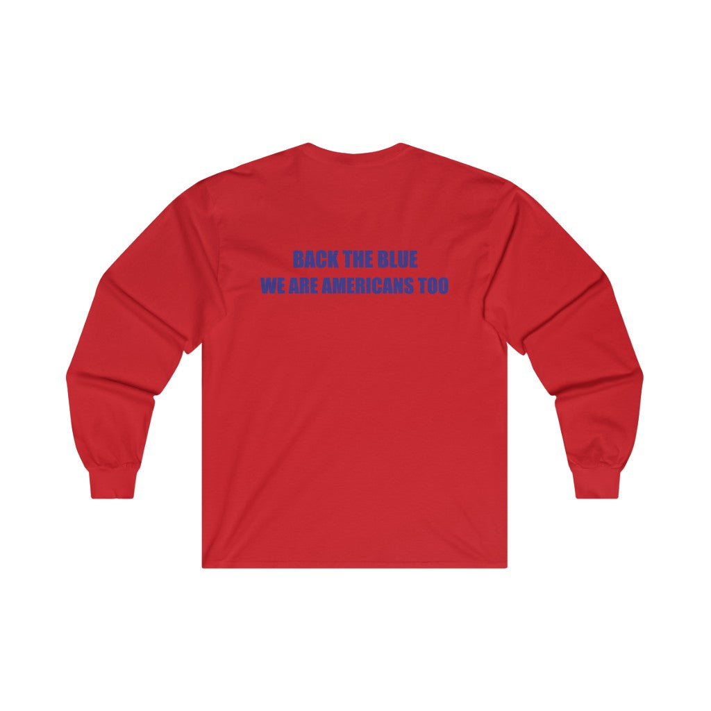 Back The Blue Long Sleeve Shirt