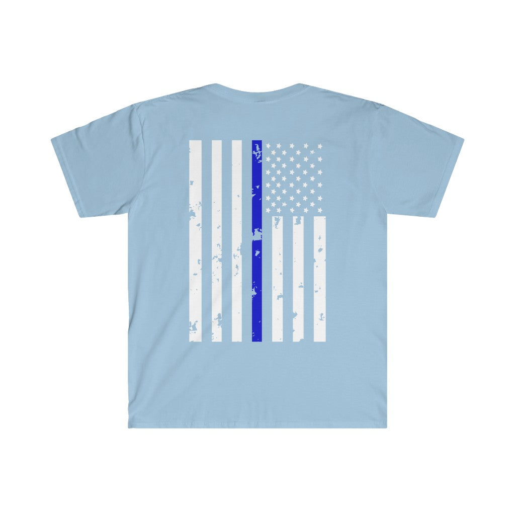 Blue Line Flag T-Shirt
