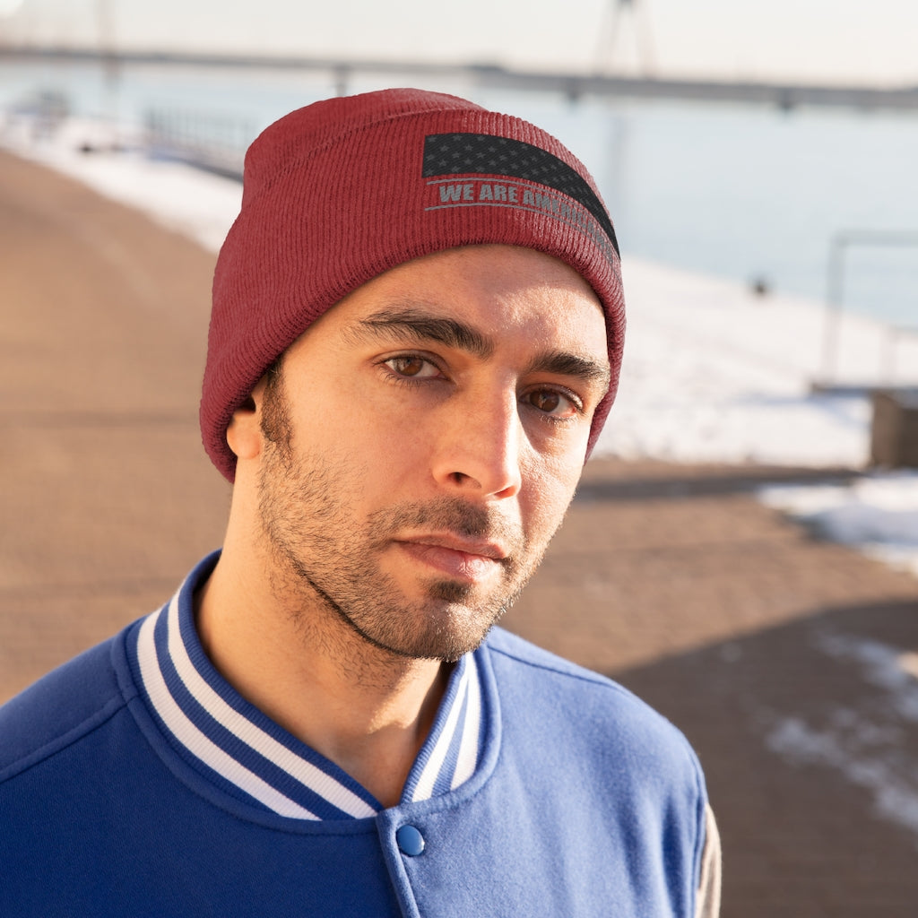 We Are Americans Knit Beanie