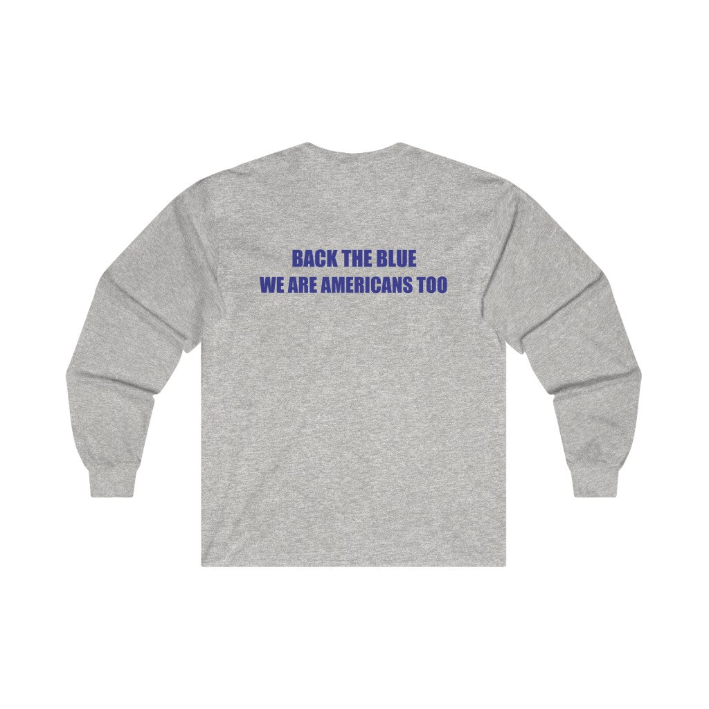Back The Blue Long Sleeve Shirt