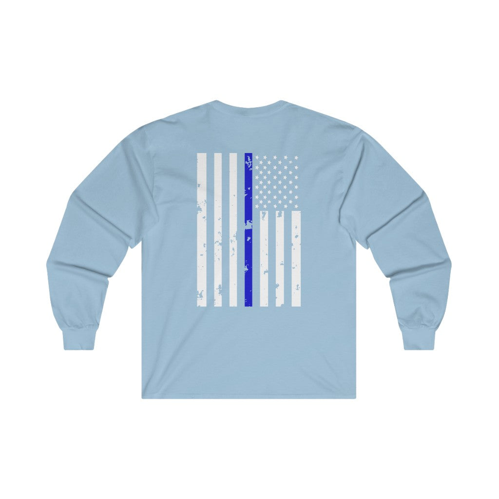 Blue Line Flag Long Sleeve Shirt
