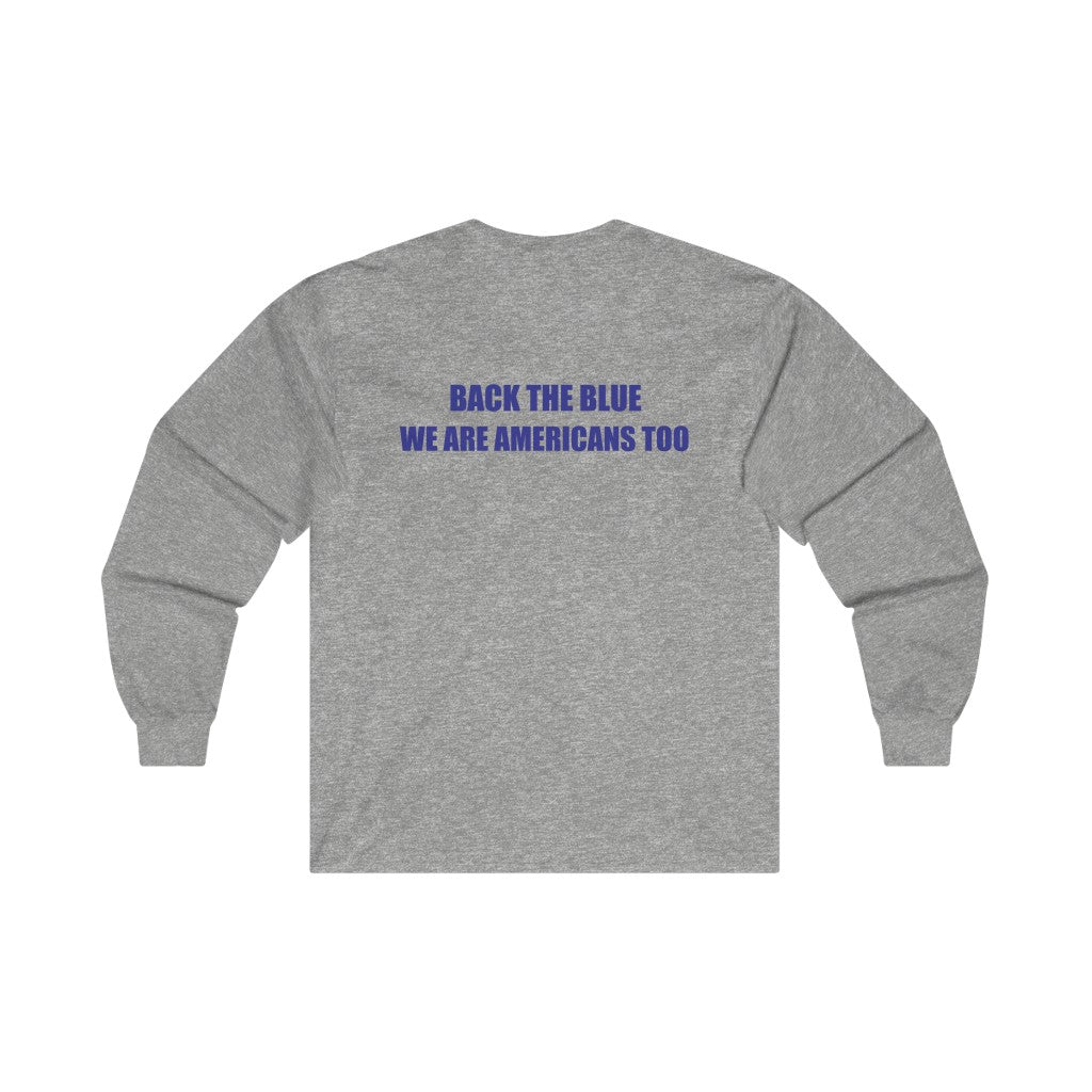 Back The Blue Long Sleeve Shirt