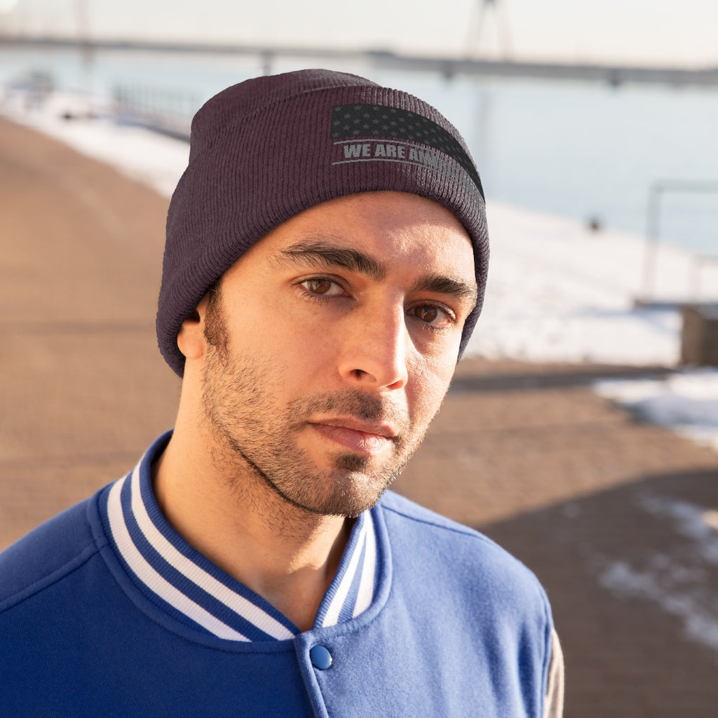 We Are Americans Knit Beanie