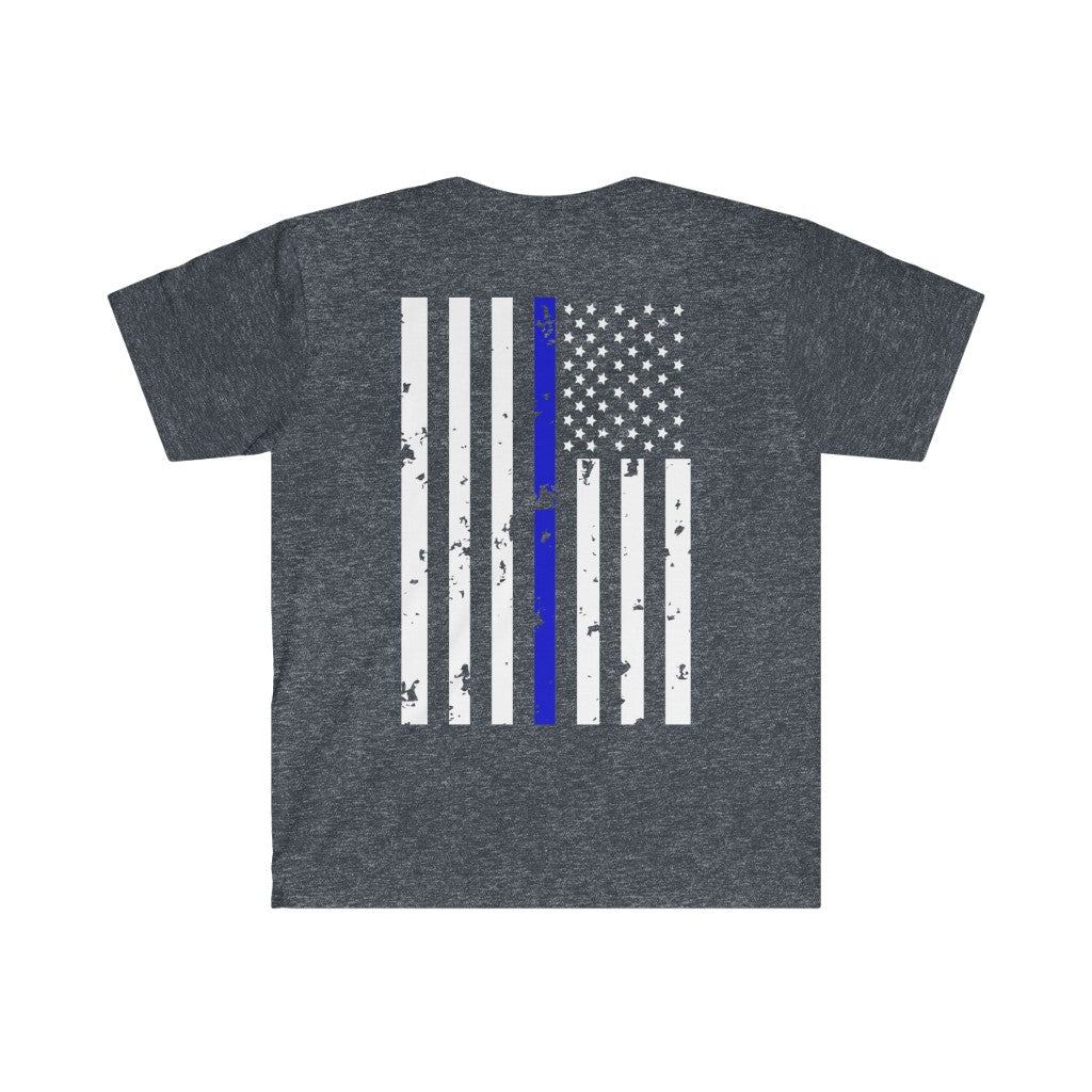 Blue Line Flag T-Shirt
