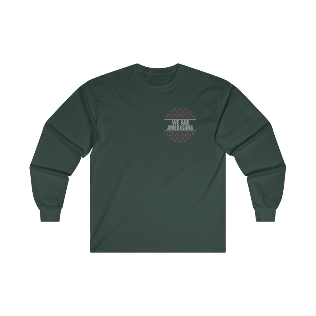 We Are Americans Basic Circle Long Sleeve Shirt
