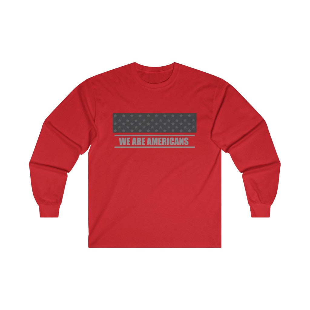 We Are Americans Logo Long Sleeve Shirt