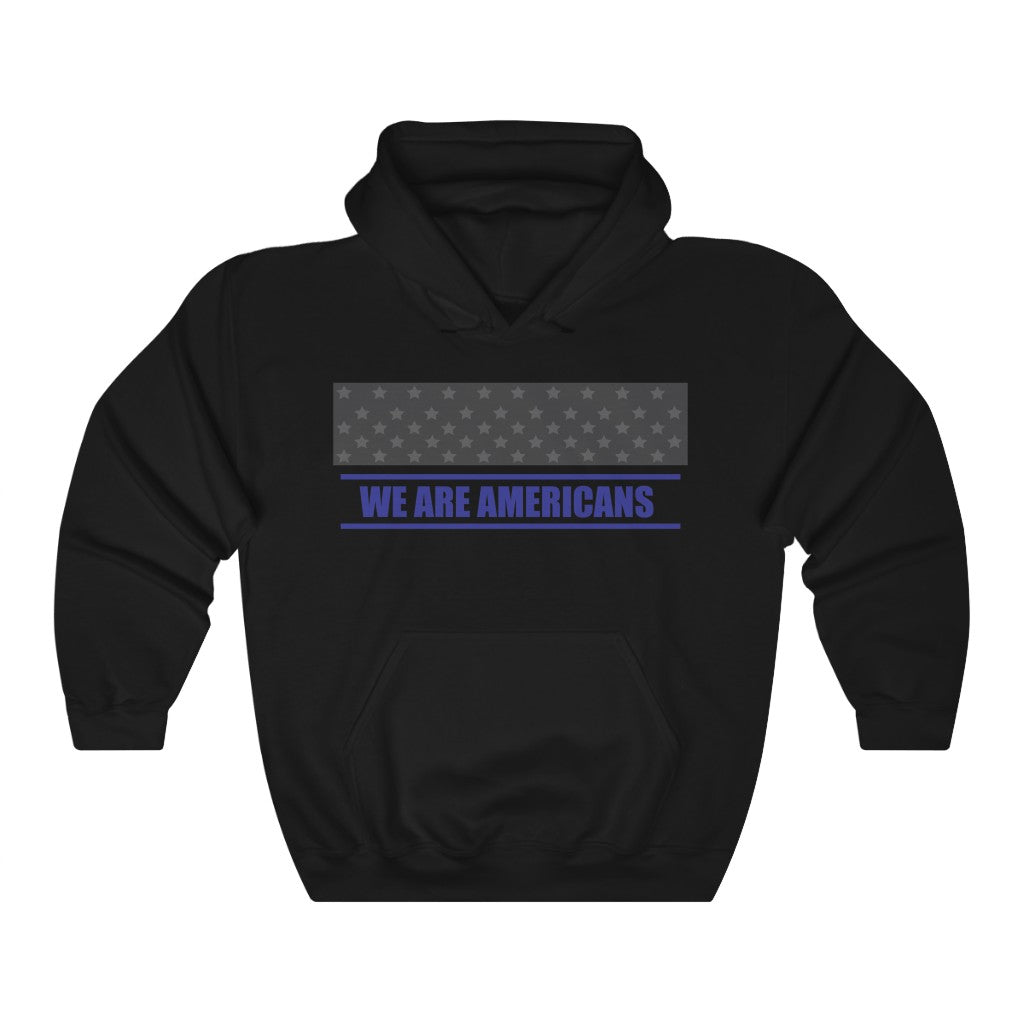 Back The Blue Hooded Sweatshirt