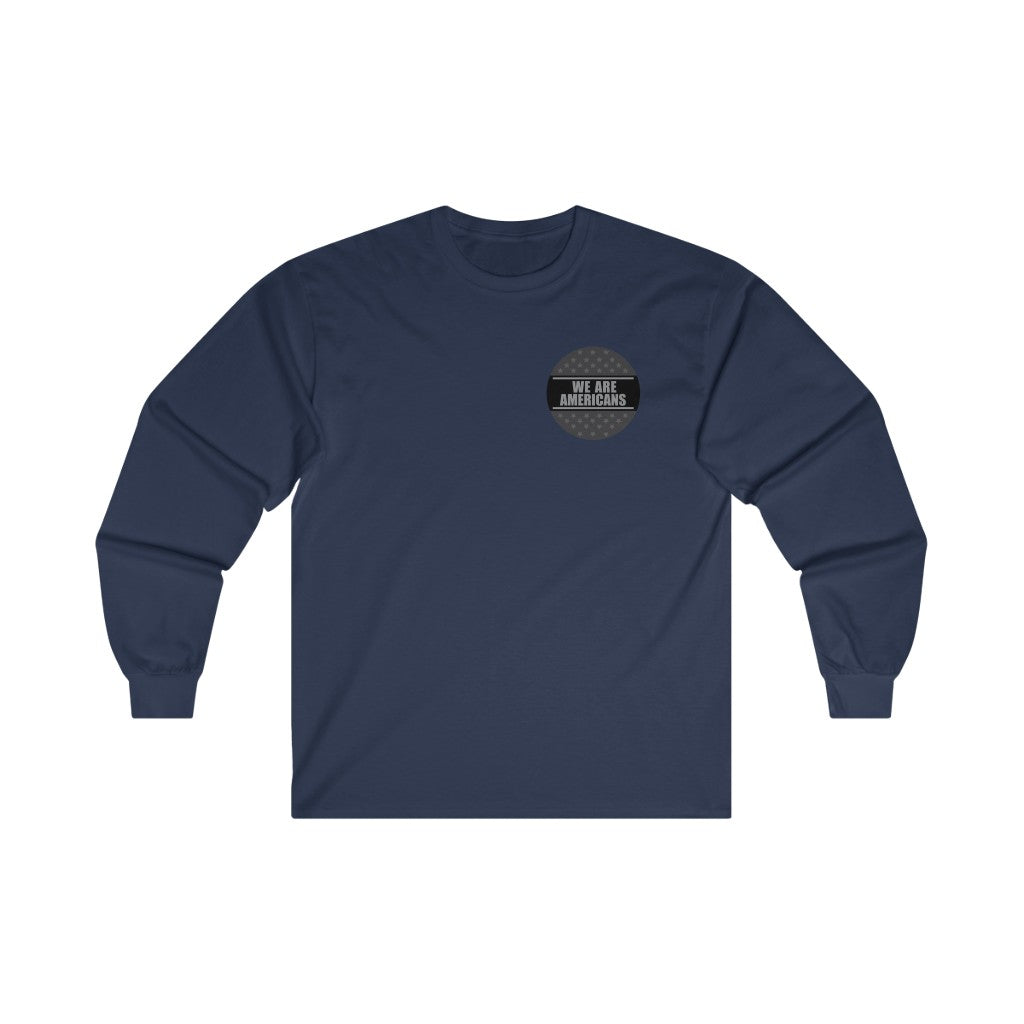 Red Line Flag Long Sleeve Shirt