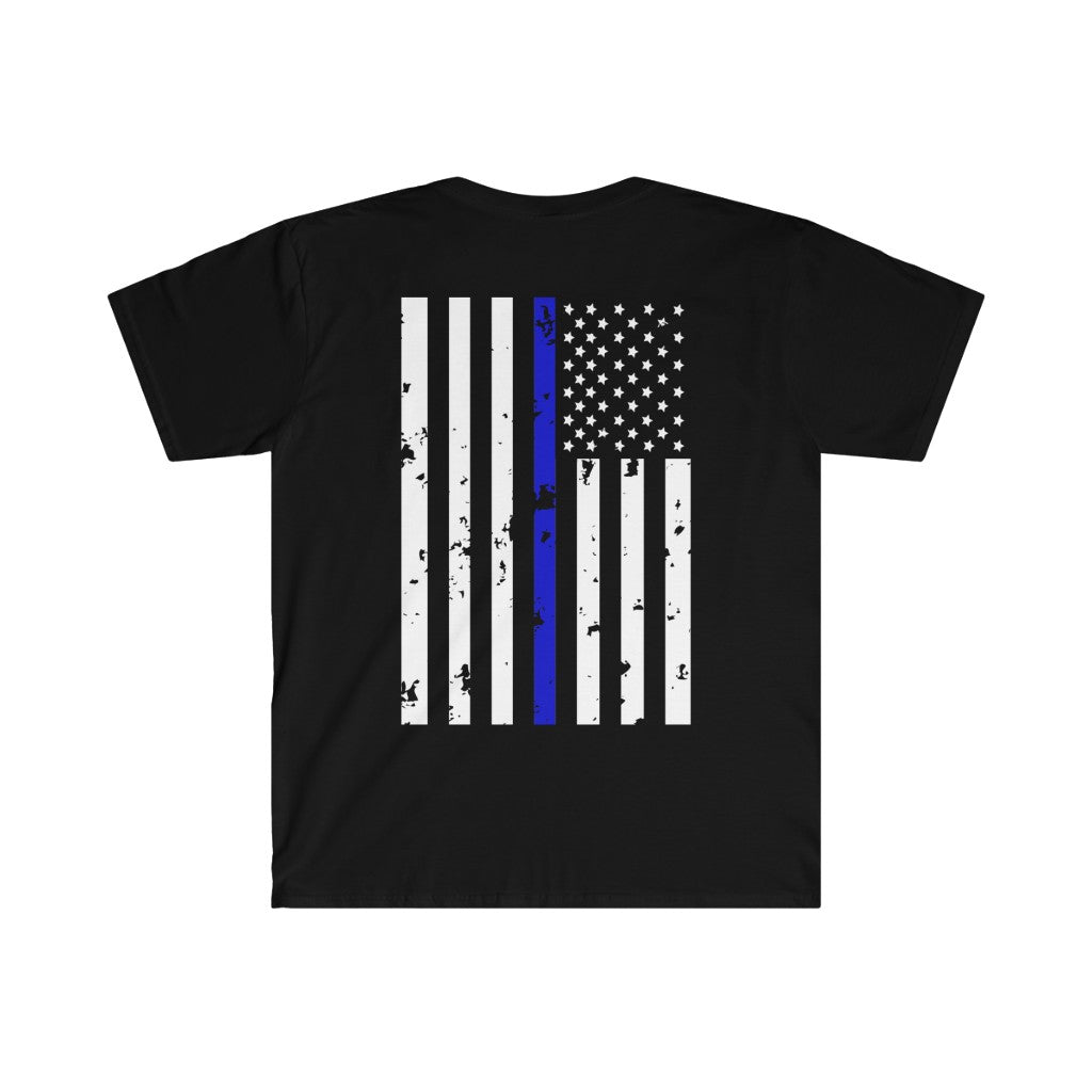 Blue Line Flag T-Shirt