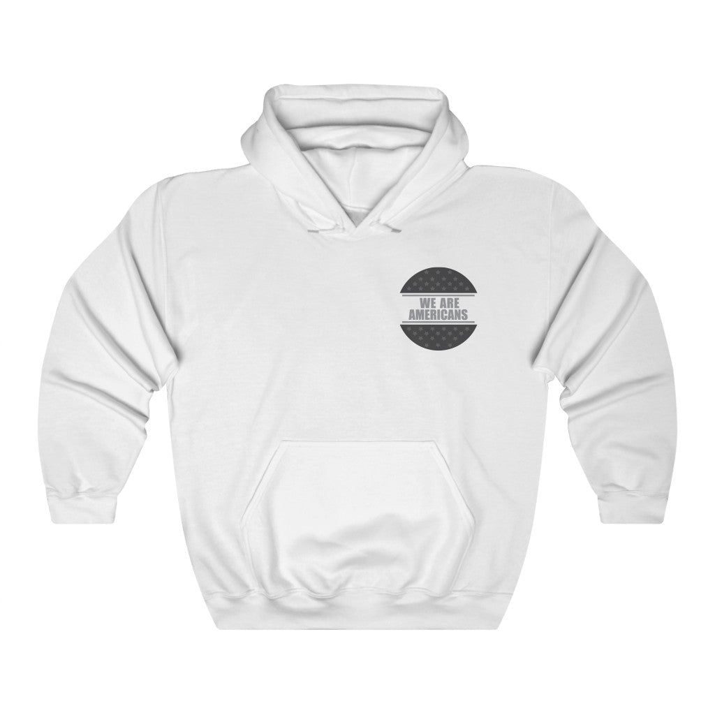 We Are Americans Basic Circle Hooded Sweatshirt