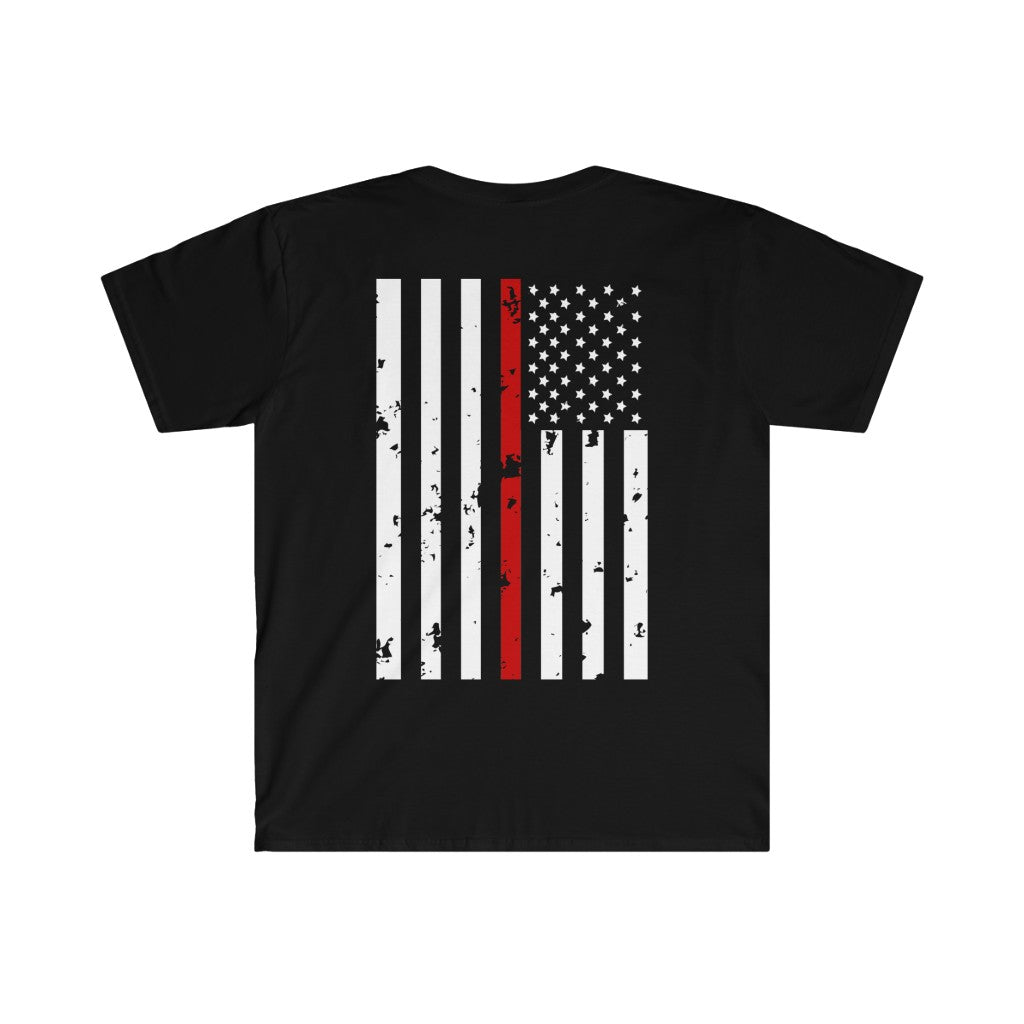 Red Line Flag T-Shirt