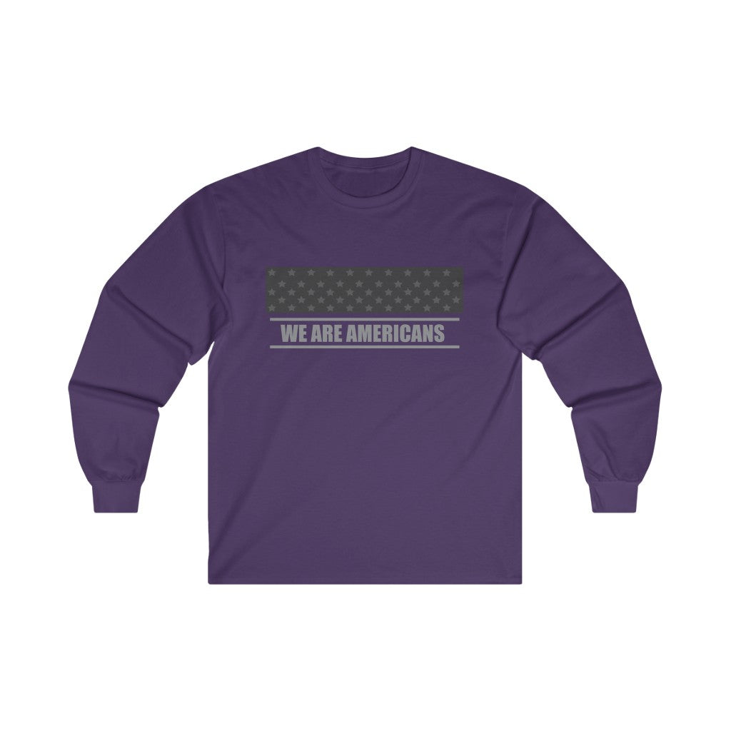We Are Americans Logo Long Sleeve Shirt