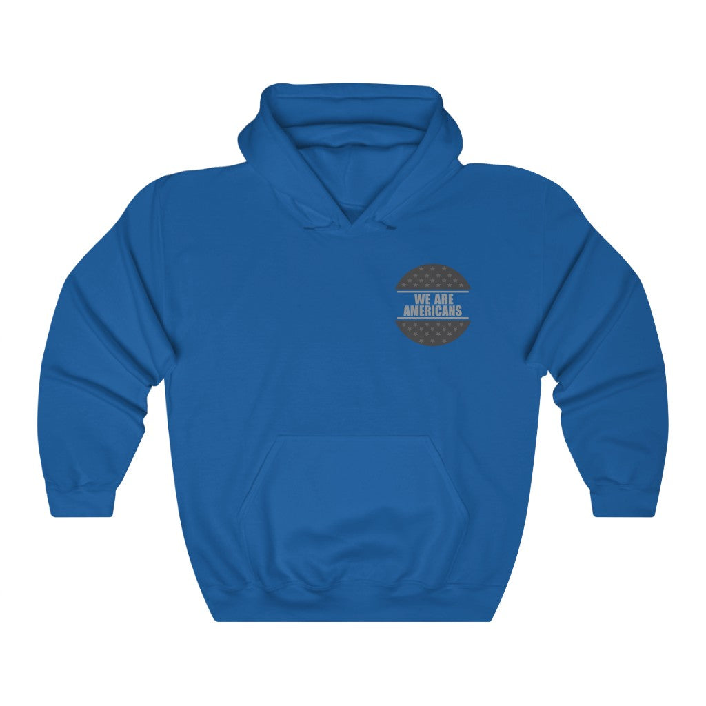 We Are Americans Basic Circle Hooded Sweatshirt