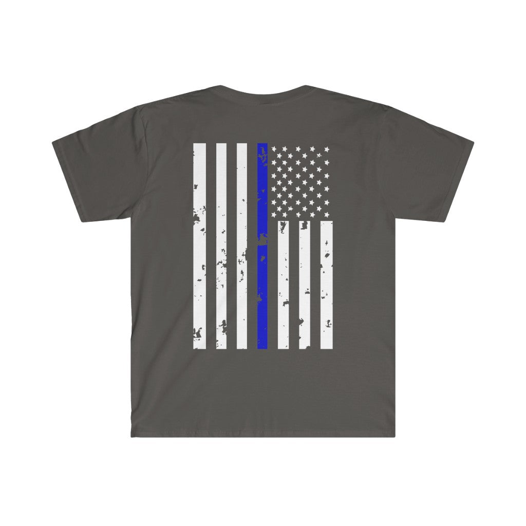 Blue Line Flag T-Shirt