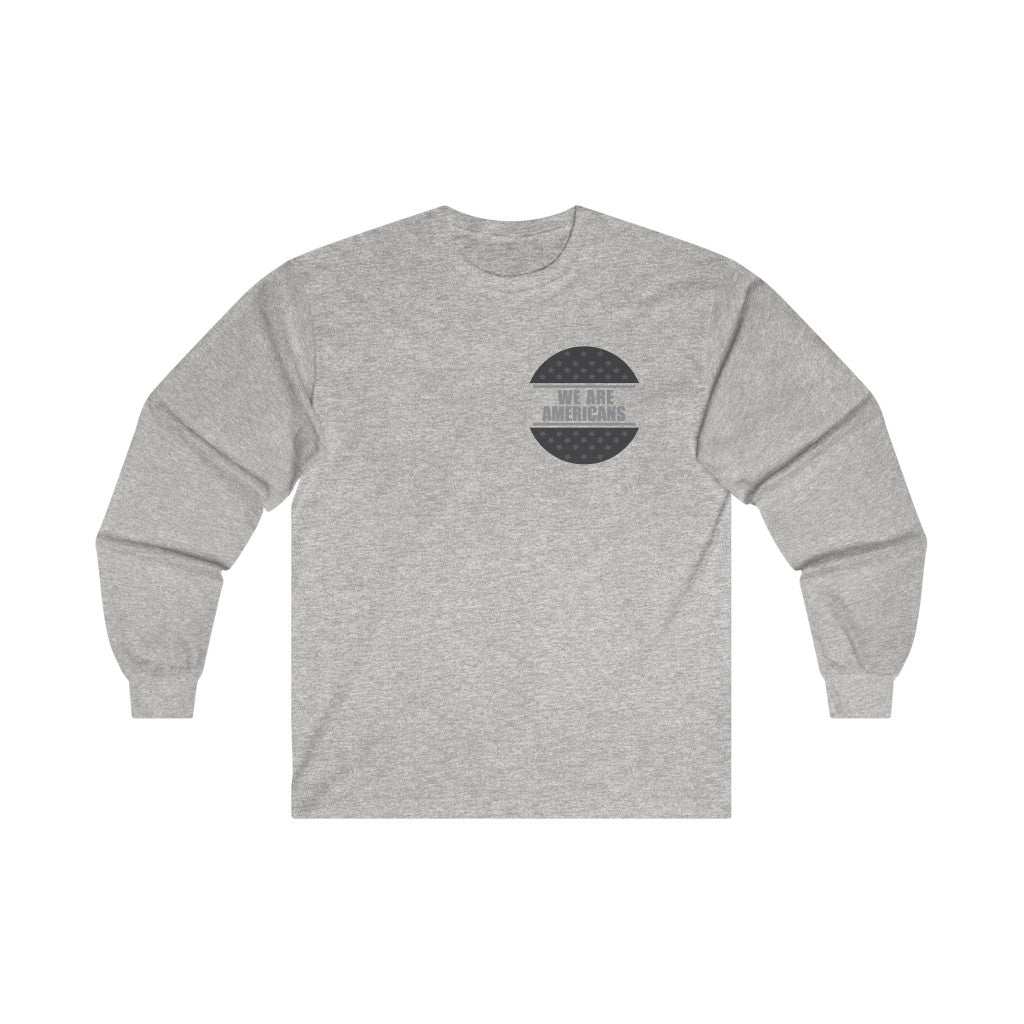 We Are Americans Basic Circle Long Sleeve Shirt