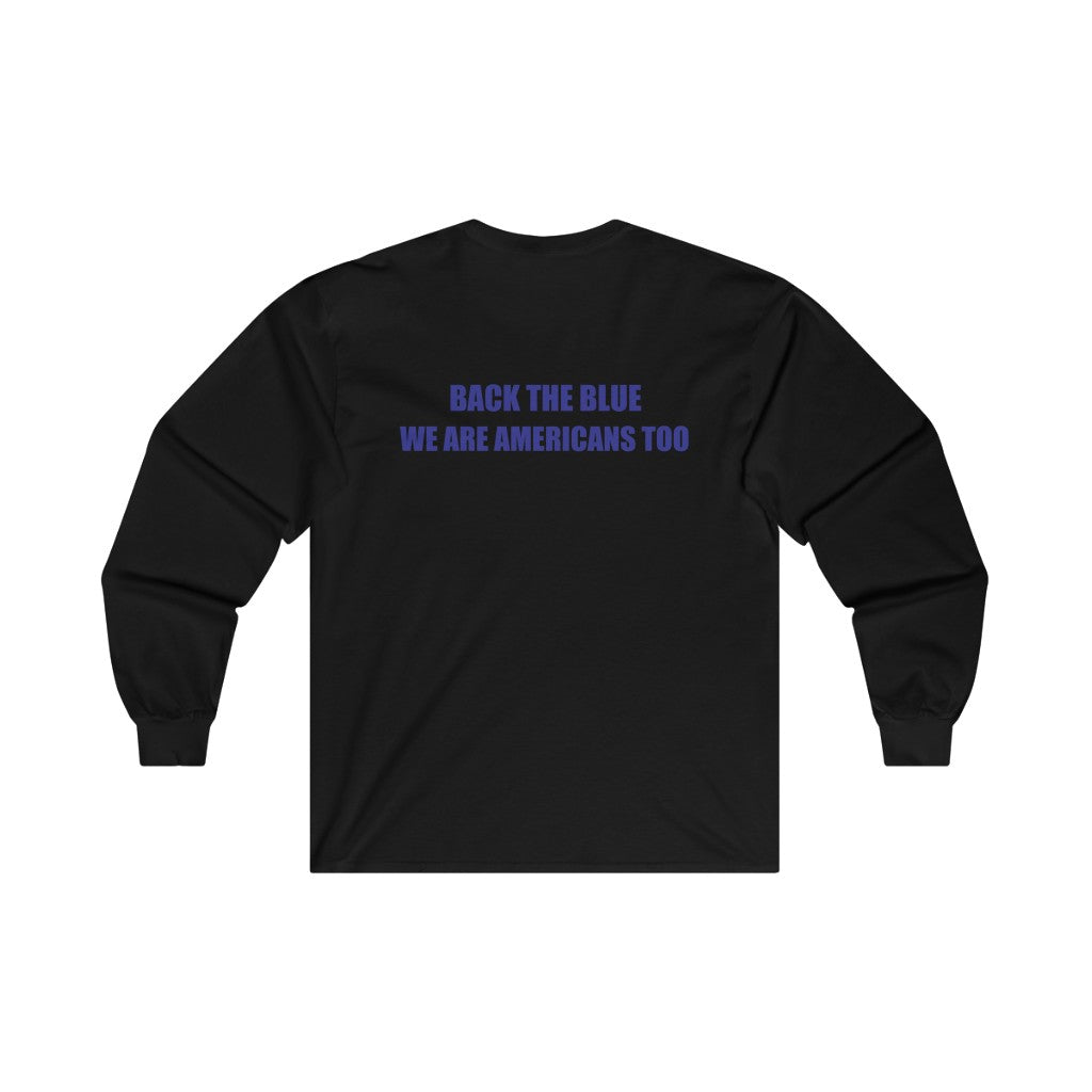 Back The Blue Long Sleeve Shirt