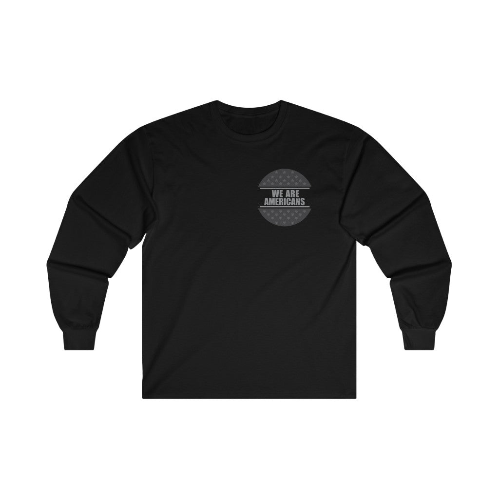 We Are Americans Basic Circle Long Sleeve Shirt