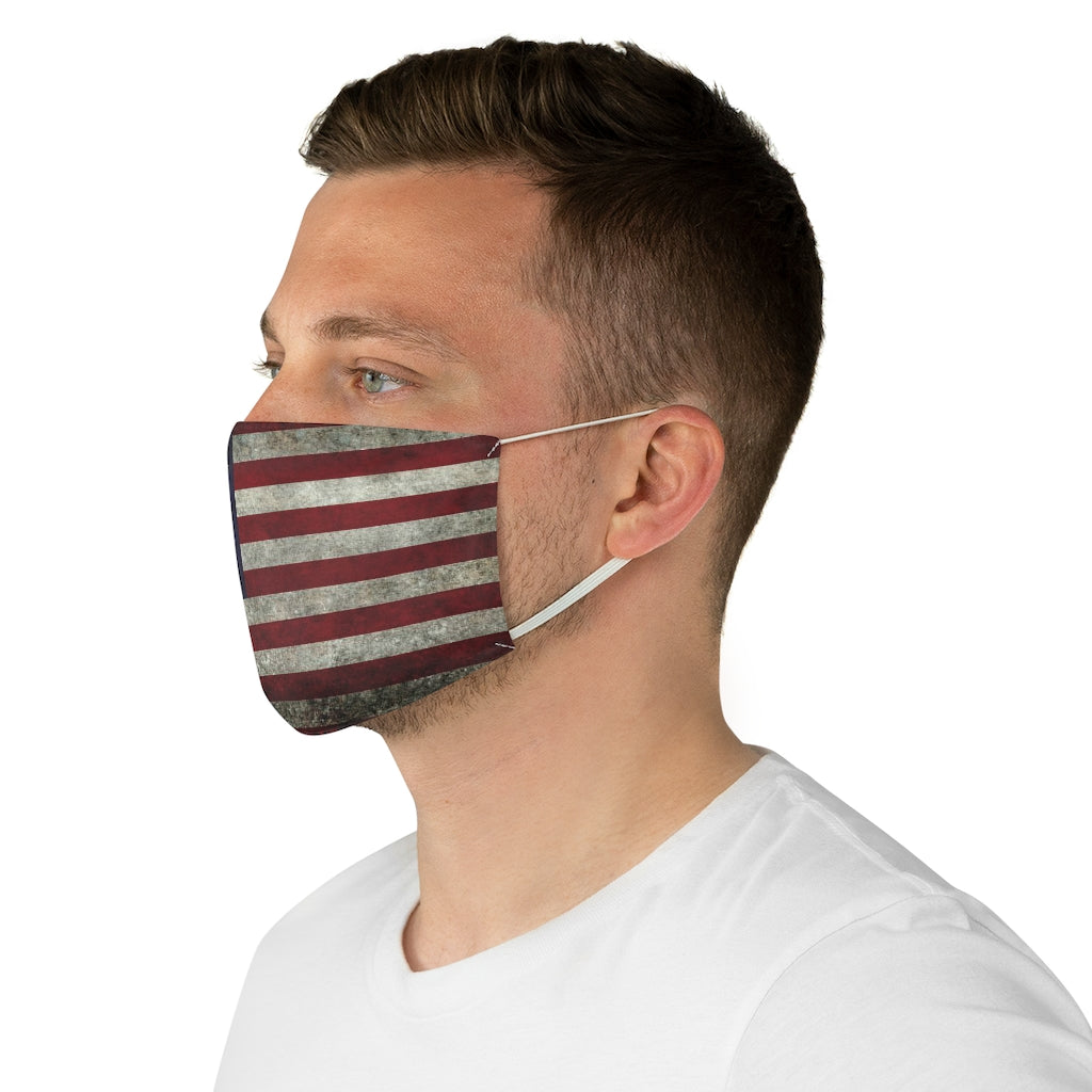 Weathered Flag Face Mask