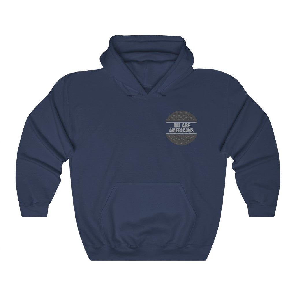 We Are Americans Basic Circle Hooded Sweatshirt
